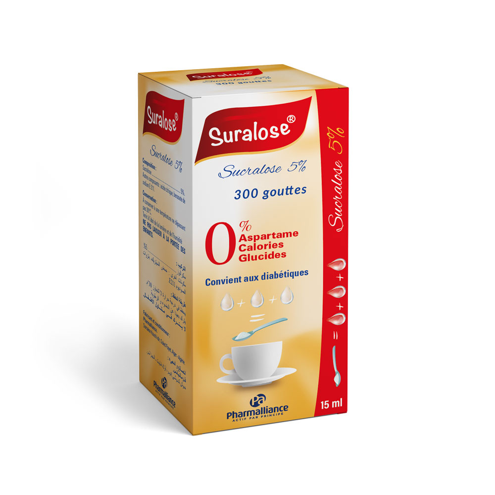 Suralose®  Sucralose en gouttes - Pharmalliance